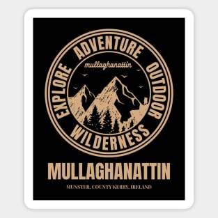 Ireland Hiking, Mullaghanattin Mountain Hike Magnet